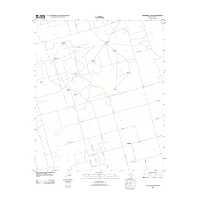 2012 Map of Dickenson Ranch, 2012 Print