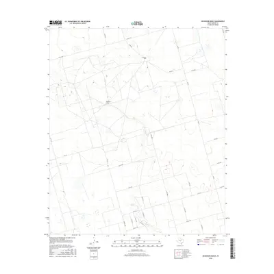 2016 Map of Dickenson Ranch, 2016 Print