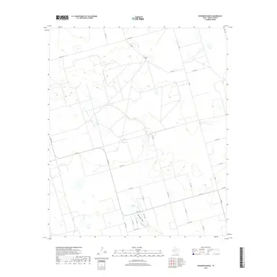 2019 Map of Dickenson Ranch, 2019 Print