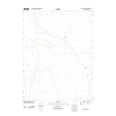 2012 Map of Dickenson Well, 2012 Print