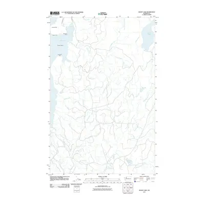 2011 Map of Dickey Lake, 2011 Print