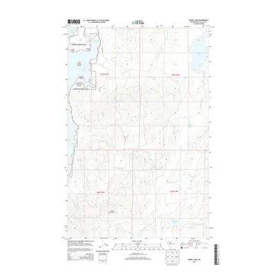 2014 Map of Dickey Lake, 2014 Print
