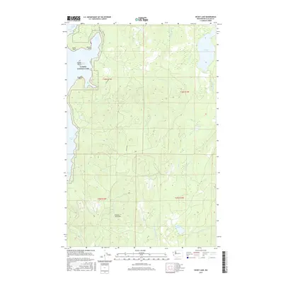 2017 Map of Dickey Lake, 2017 Print