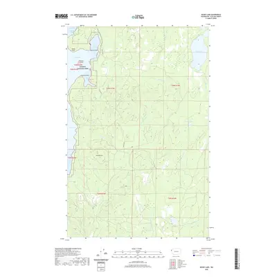 2020 Map of Dickey Lake, 2020 Print