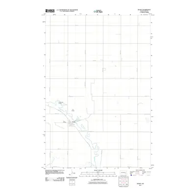2011 Map of Dickey, 2011 Print