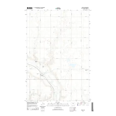 2014 Map of Dickey, 2014 Print