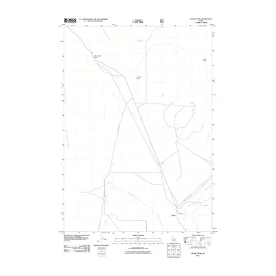 2011 Map of Dickey Peak, 2011 Print