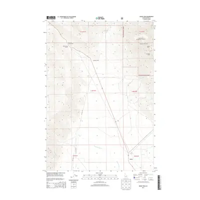 2013 Map of Dickey Peak, 2013 Print