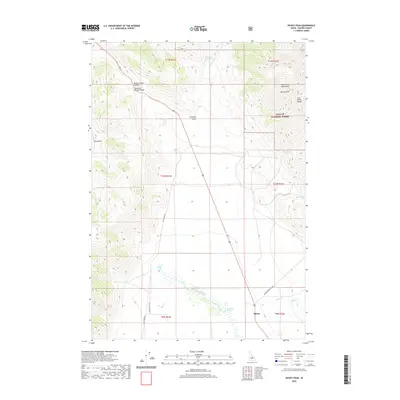 2020 Map of Dickey Peak, 2020 Print