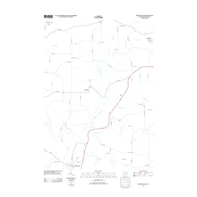 2013 Map of Dickeyville, 2013 Print