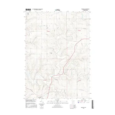 2016 Map of Dickeyville, 2016 Print