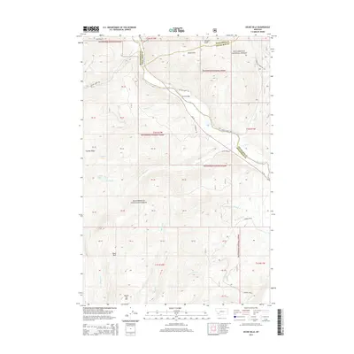 2014 Map of Dickie Hills, 2014 Print