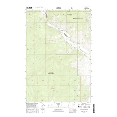 2017 Map of Dickie Hills, 2017 Print