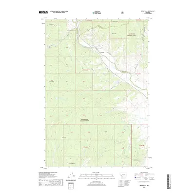 2020 Map of Dickie Hills, 2020 Print