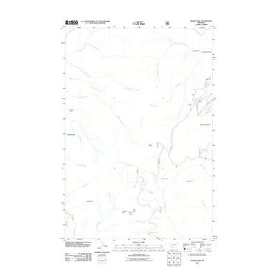 2011 Map of Dickie Peak, 2011 Print