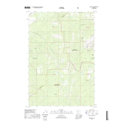 2020 Map of Dickie Peak, 2020 Print