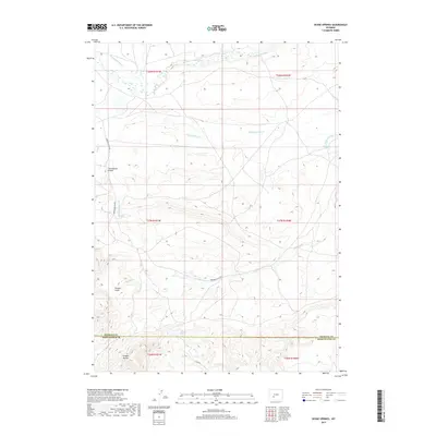 2017 Map of Dickie Springs, 2017 Print