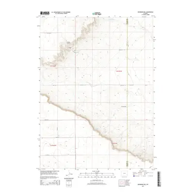 2015 Map of Dickinson Hill, 2015 Print
