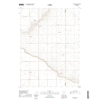 2017 Map of Dickinson Hill, 2017 Print