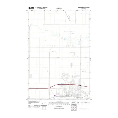 2011 Map of Dickinson North, 2011 Print