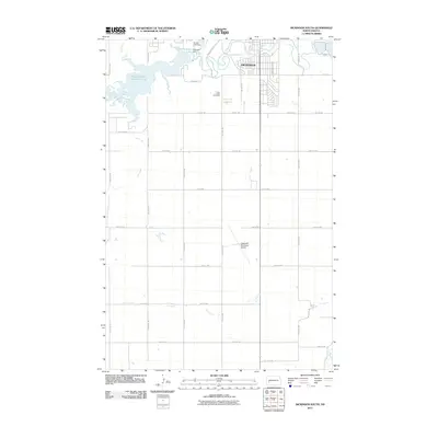 2011 Map of Dickinson South, 2011 Print