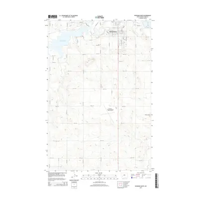 2014 Map of Dickinson South, 2014 Print