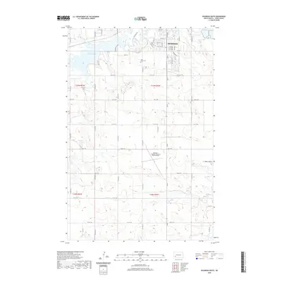 2020 Map of Dickinson South, 2020 Print