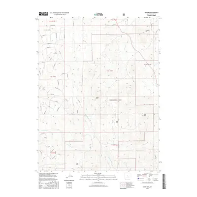 2016 Map of Dicks Peak, 2016 Print