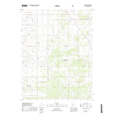 2019 Map of Dicks Peak, 2019 Print