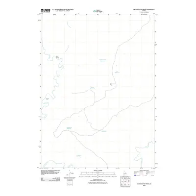 2010 Map of Dickshooter Ridge, 2010 Print