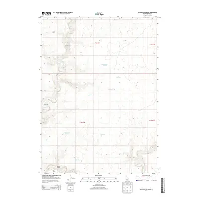 2013 Map of Dickshooter Ridge, 2013 Print