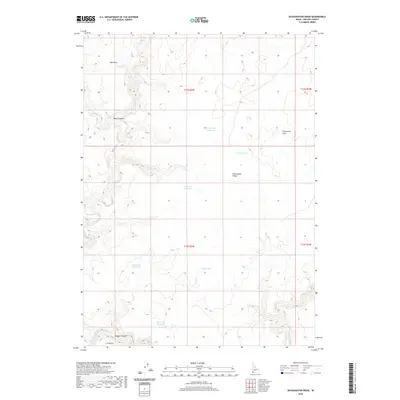 2020 Map of Dickshooter Ridge, 2020 Print