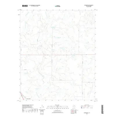 2019 Map of Dickworsham, 2019 Print