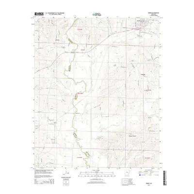 2014 Map of Dierks, 2014 Print