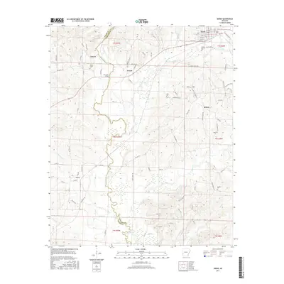2017 Map of Dierks, 2017 Print