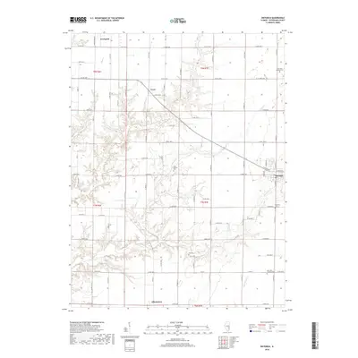 2018 Map of Dieterich, 2018 Print