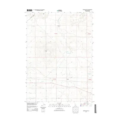 2013 Map of Dietrich Butte, 2013 Print