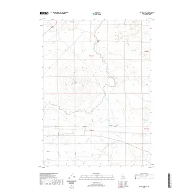 2020 Map of Dietrich Butte, 2020 Print