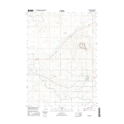 2017 Map of Dietrich, 2017 Print