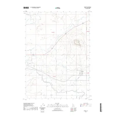 2020 Map of Dietrich, 2020 Print