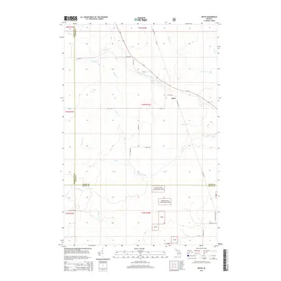 2014 Map of Diffin, 2014 Print