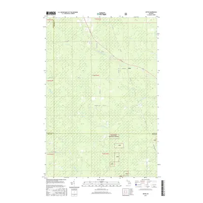 2017 Map of Diffin, 2017 Print