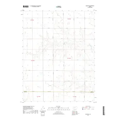 2018 Map of Dighton SW, 2018 Print
