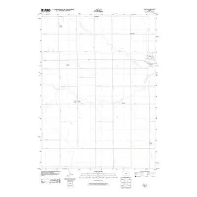 2010 Map of Dike, 2010 Print