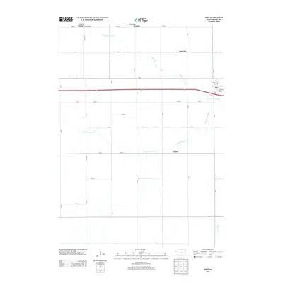 2013 Map of Dike, 2013 Print