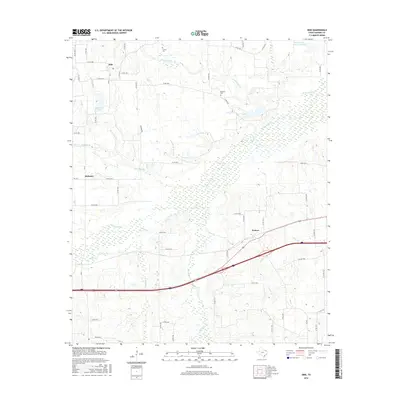 2016 Map of Dike, 2016 Print