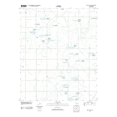 2010 Map of Dill City SE, 2010 Print