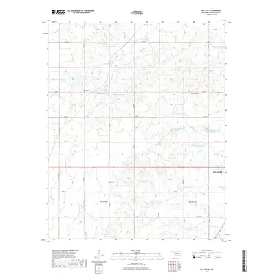 2018 Map of Dill City SE, 2018 Print