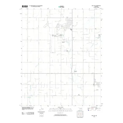 2010 Map of Dill City, 2010 Print
