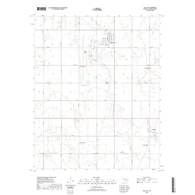 2018 Map of Dill City, 2018 Print